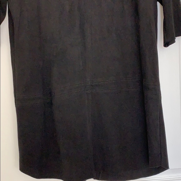 Olivaceous faux suede black dress - Picture 5 of 5